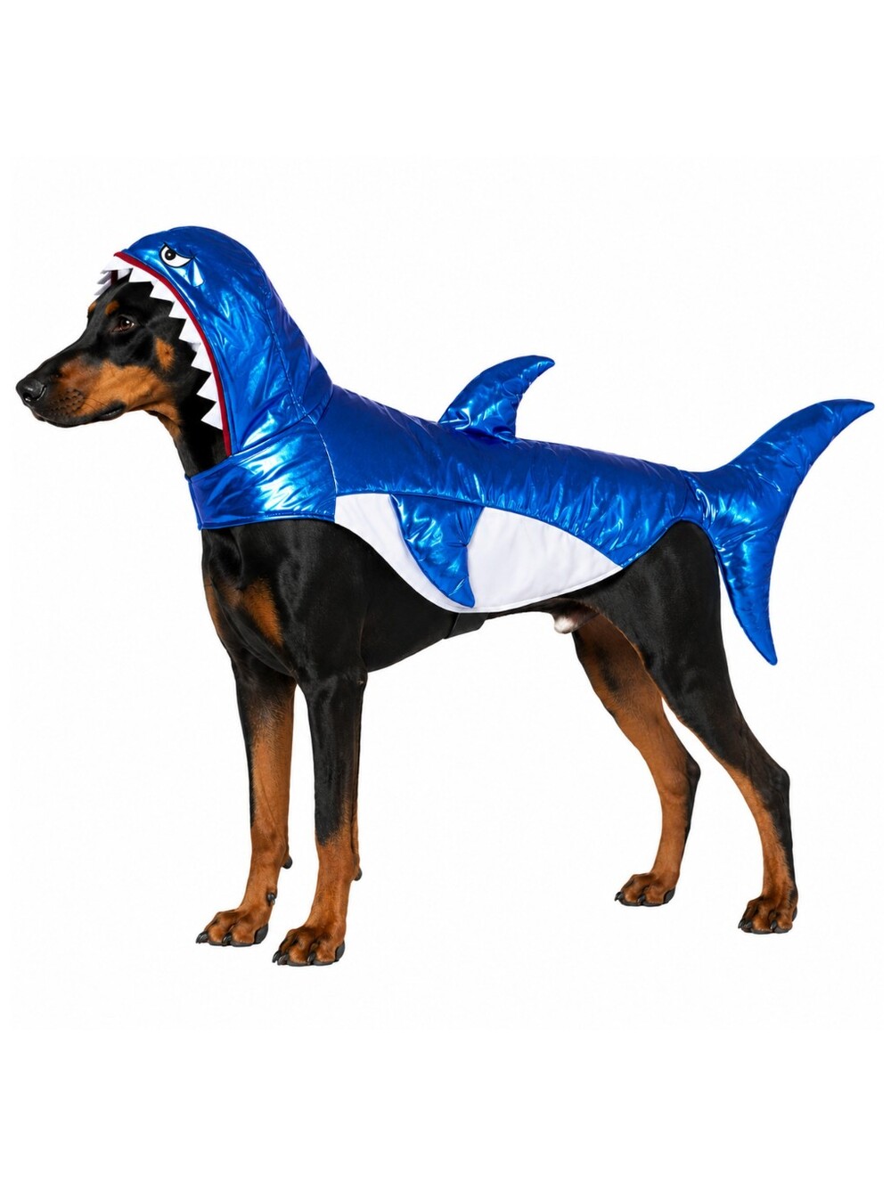 💙 Vibrant Life Shark Dog Costume XL Metallic Blue Pet Pets Halloween